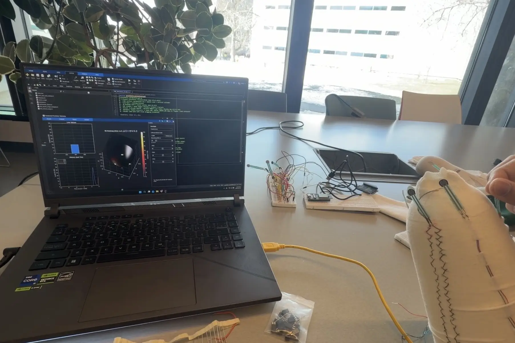 P90 Prosthetic Sock Sensor Demo